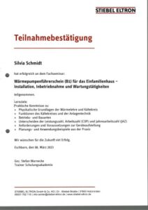 Wärmepumpenfuehrerschein Stiebel Eltron